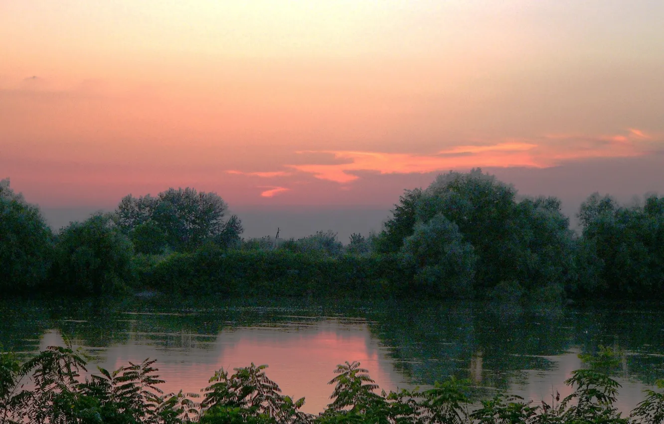 Photo wallpaper Sunset, The sky, Kuban