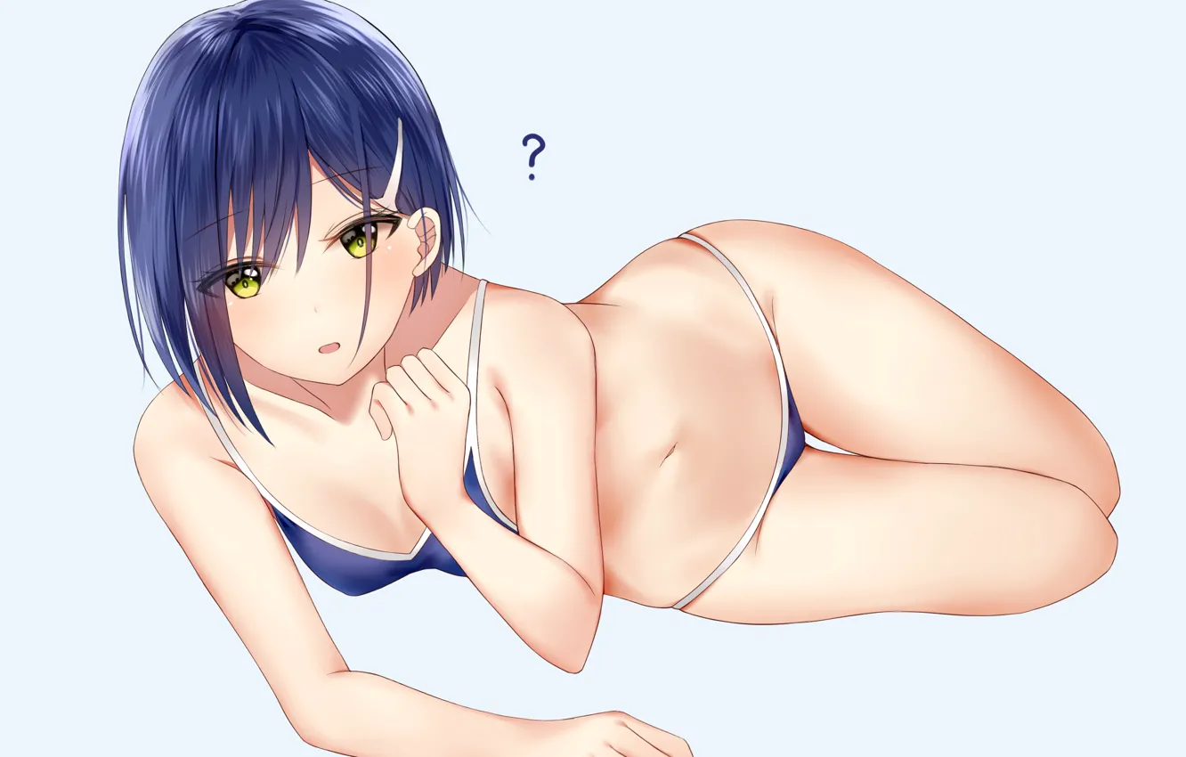 Photo wallpaper swimsuit, look, girl, anime, art, Ichigo, Darling In The Frankxx, Cute in France