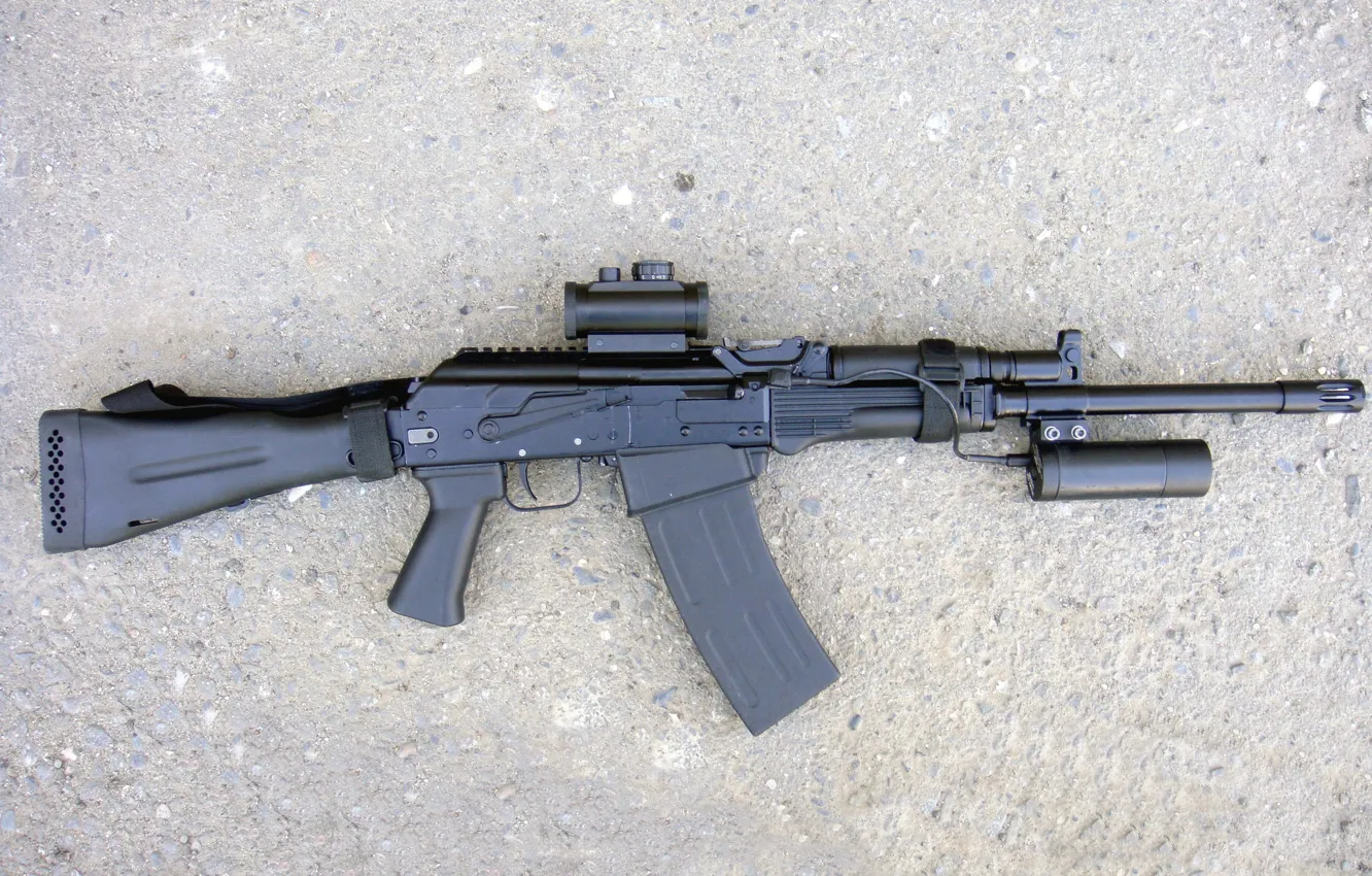 Photo wallpaper Combat shotgun 18, security measures, 5, the COP-K is designed for self-defense