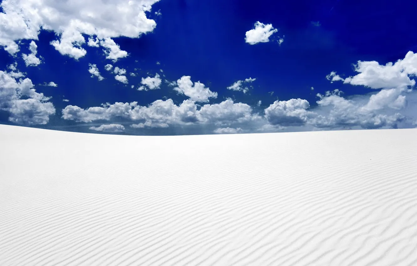 Photo wallpaper sand, the sky, desert