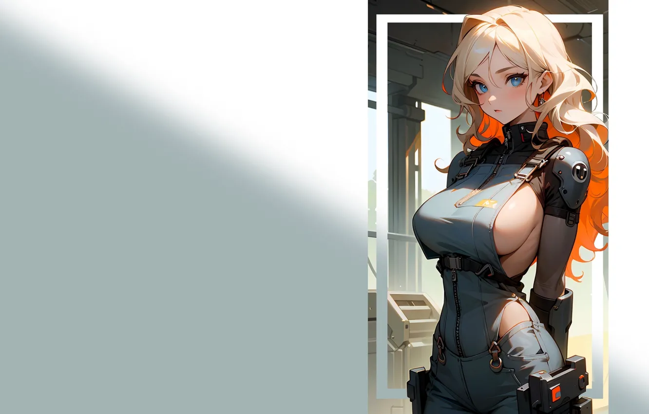 Photo wallpaper German, girl, hot, sexy, boobs, sexy girl, anime, pretty