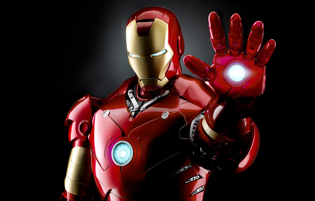 Photo wallpaper iron man, Iron Man, Marvel, comic, Tony Stark, Mark 3, Marvel Comics