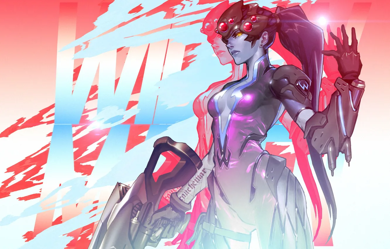 Photo wallpaper wallpaper, game, Blizzard, Overwatch, Widowmaker