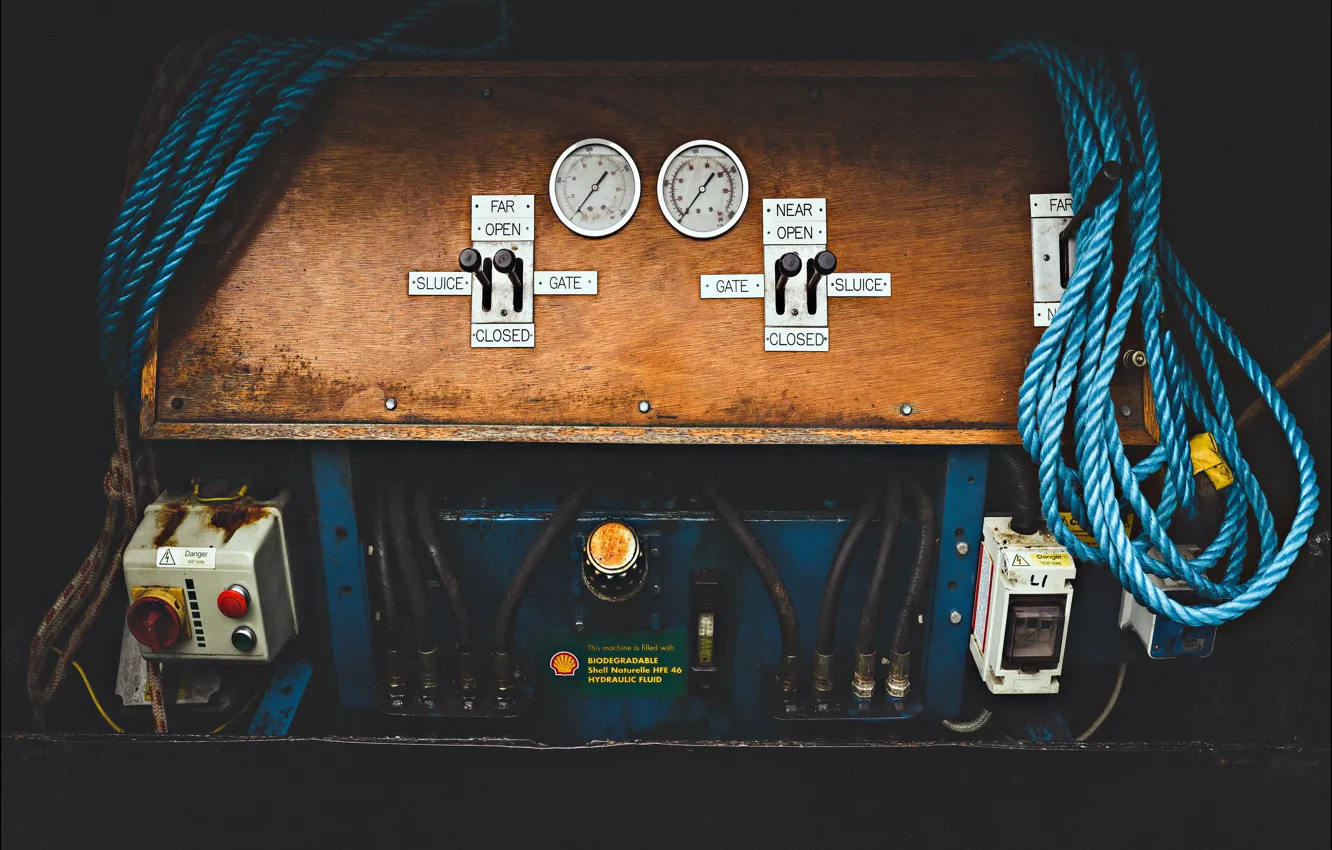 Photo wallpaper macro, background, River Lock Engine