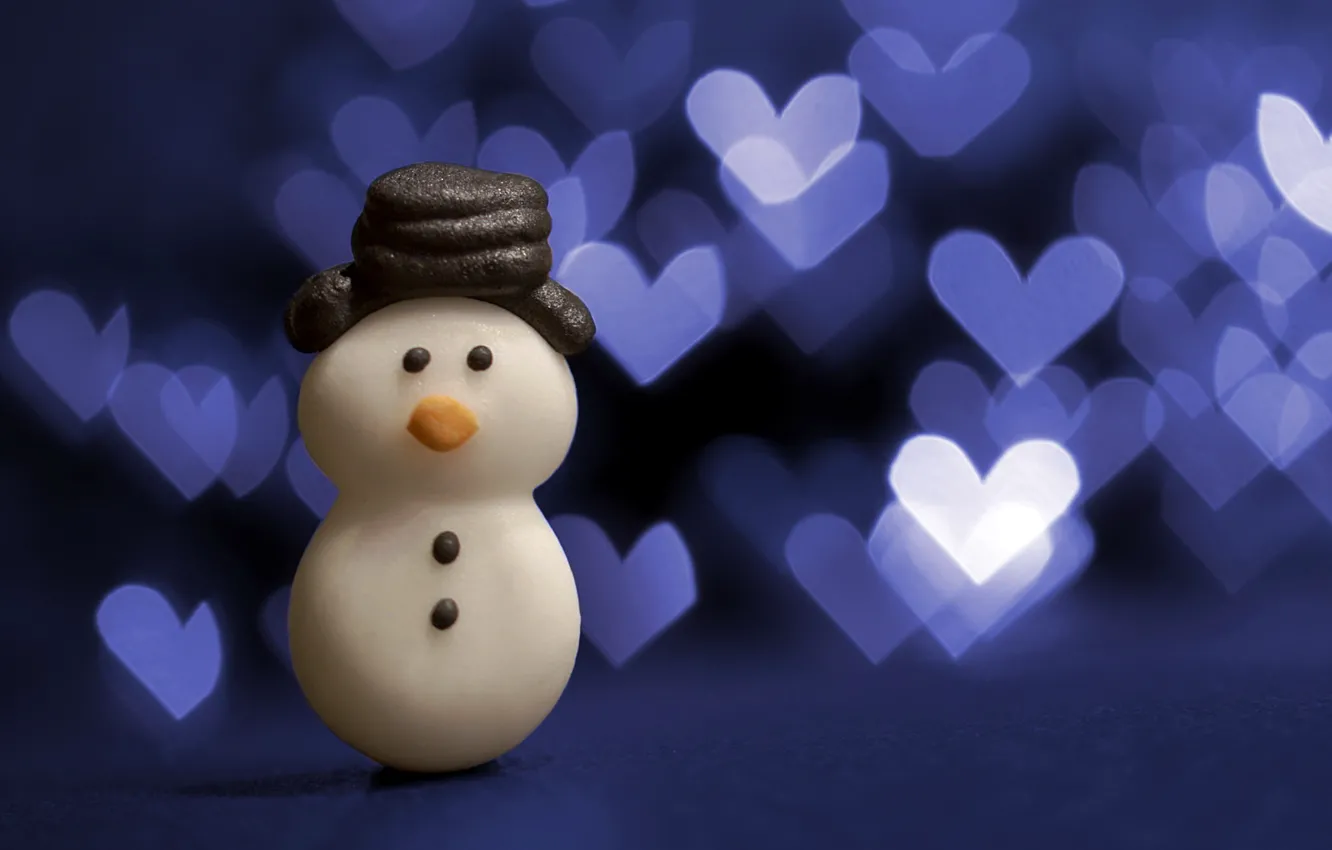 Photo wallpaper holiday, toy, snowman