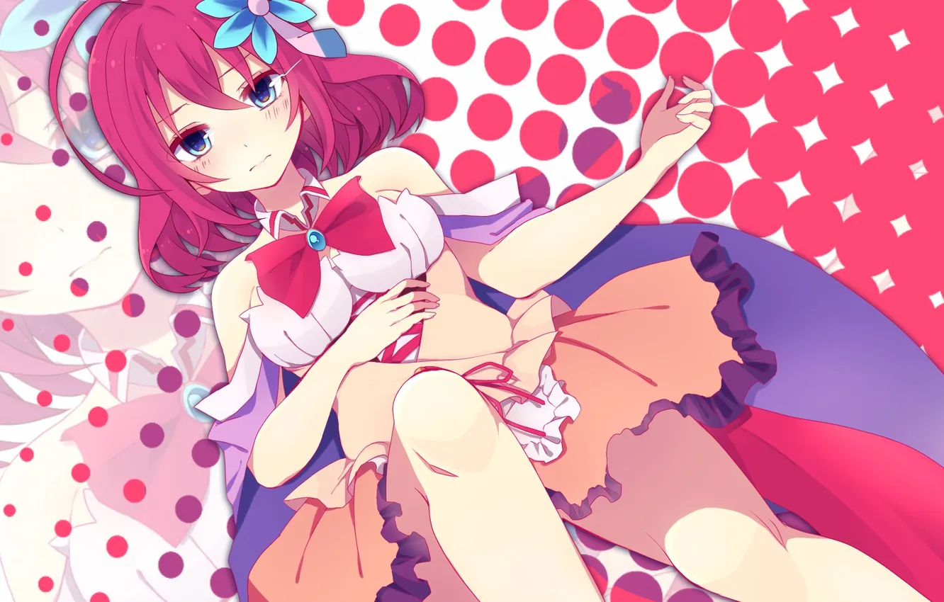 Photo wallpaper look, girl, background, art, embarrassment, Stephanie Dora, No Game No Life