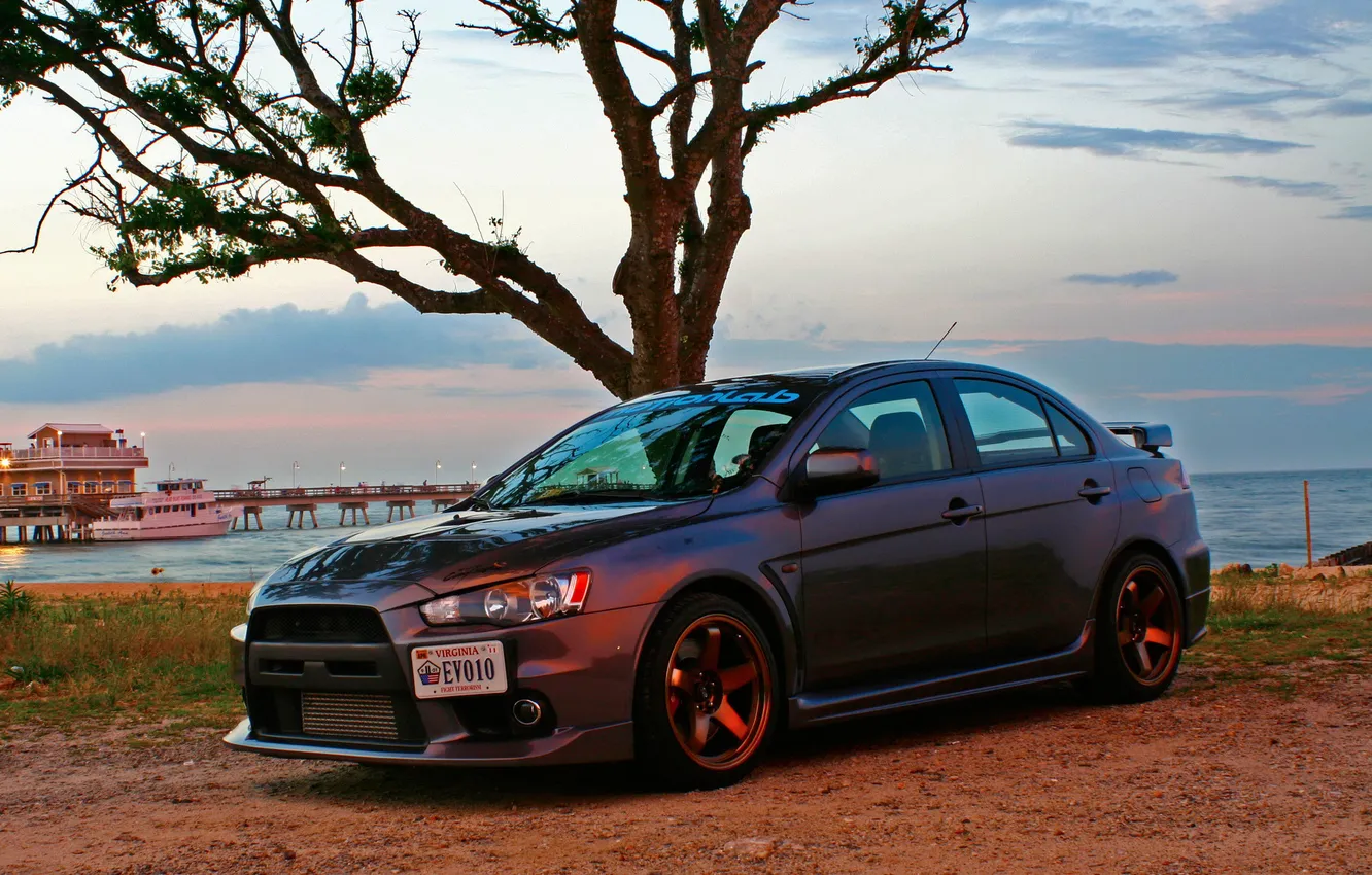 Photo wallpaper auto, Lancer, Mitsubishi