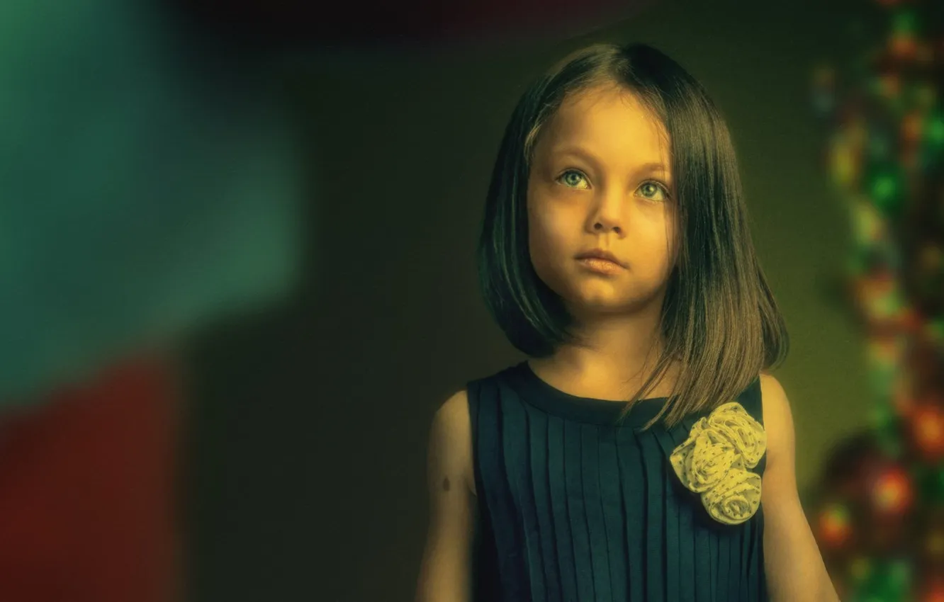 Photo wallpaper eyes, look, girl, Dmitry Scheslavsky