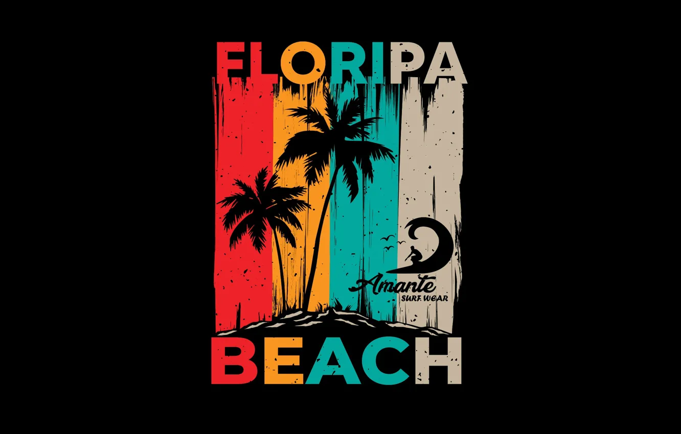 Photo wallpaper logo, Brasil, LOVER, Floripa