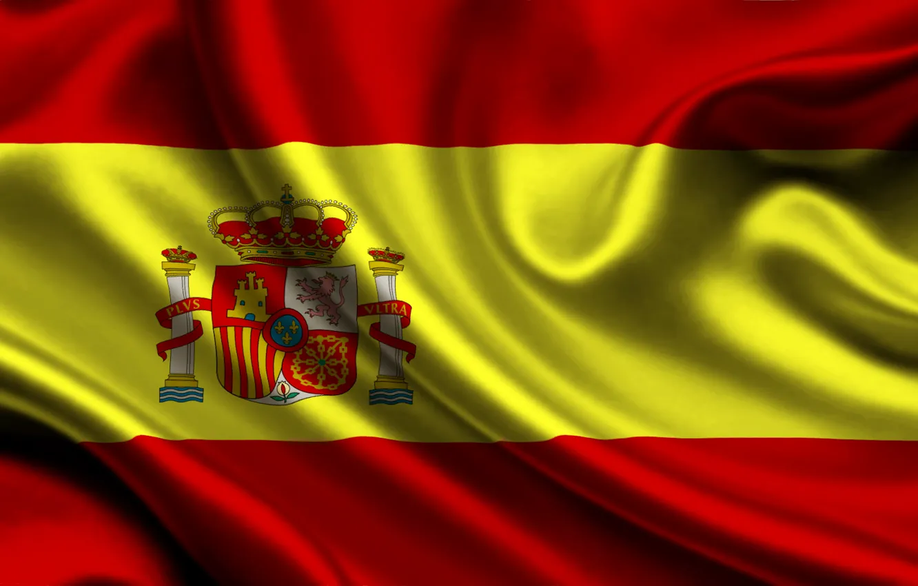 Photo wallpaper flag, Spain, spain