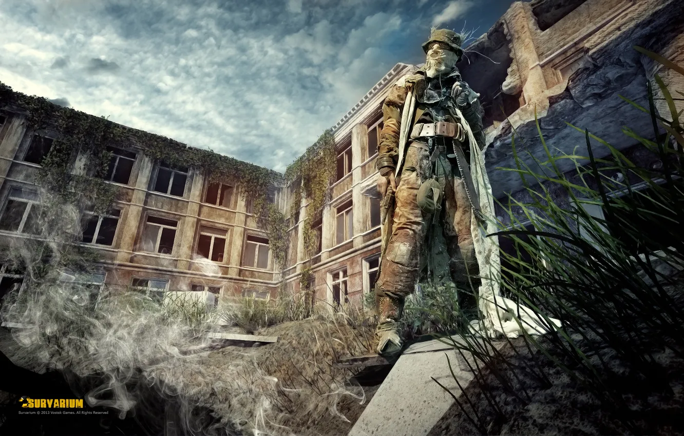 Photo wallpaper weapons, smoke, people, home, Survarium, Vostok Games