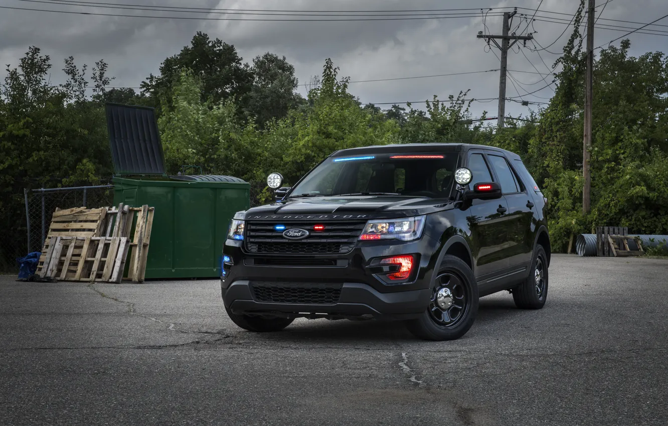 Photo wallpaper Ford, Ford, Police, Explorer, Explorer