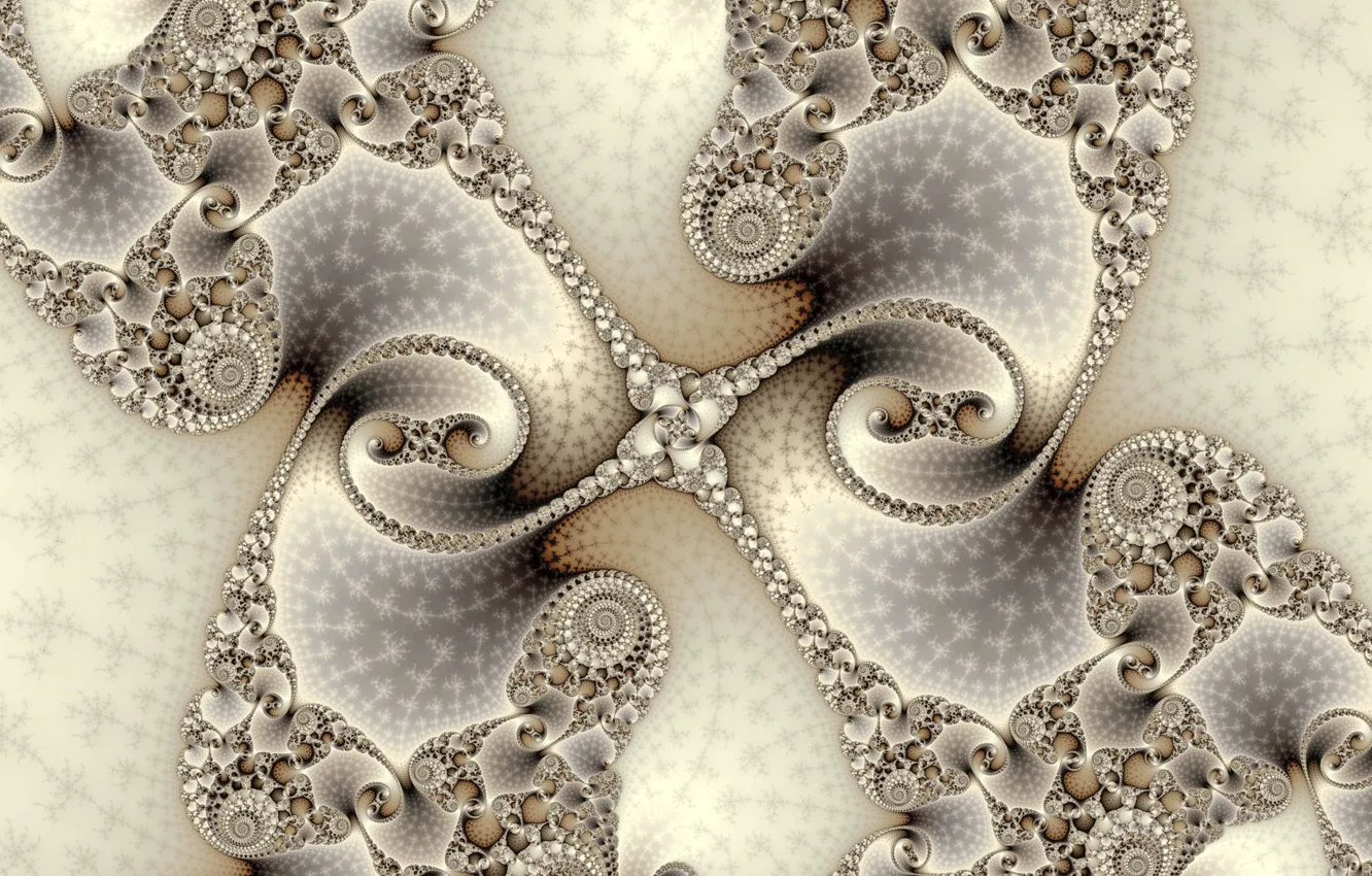Photo wallpaper line, pattern, spiral, fractal, symmetry