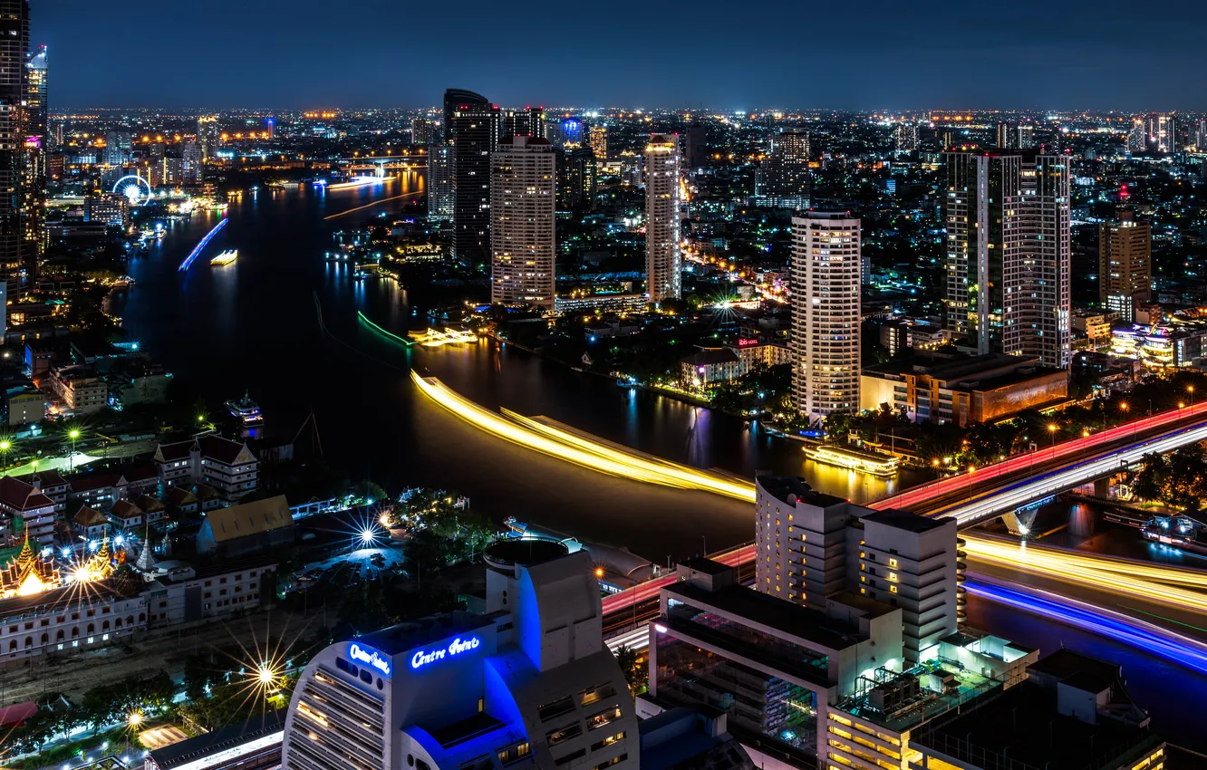 Photo wallpaper city, Thailand, Bangkok