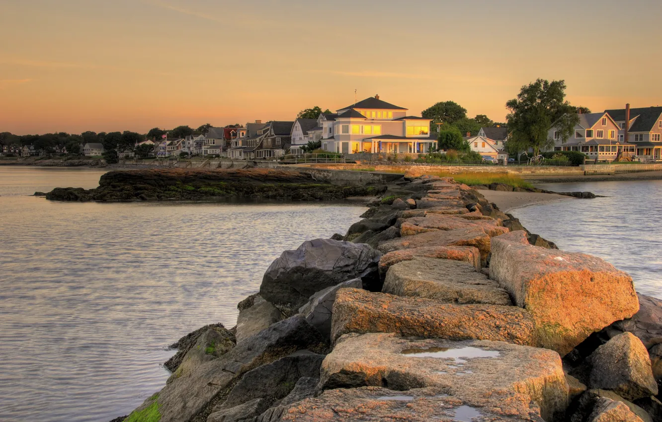 Photo wallpaper the city, Connecticut, Branford