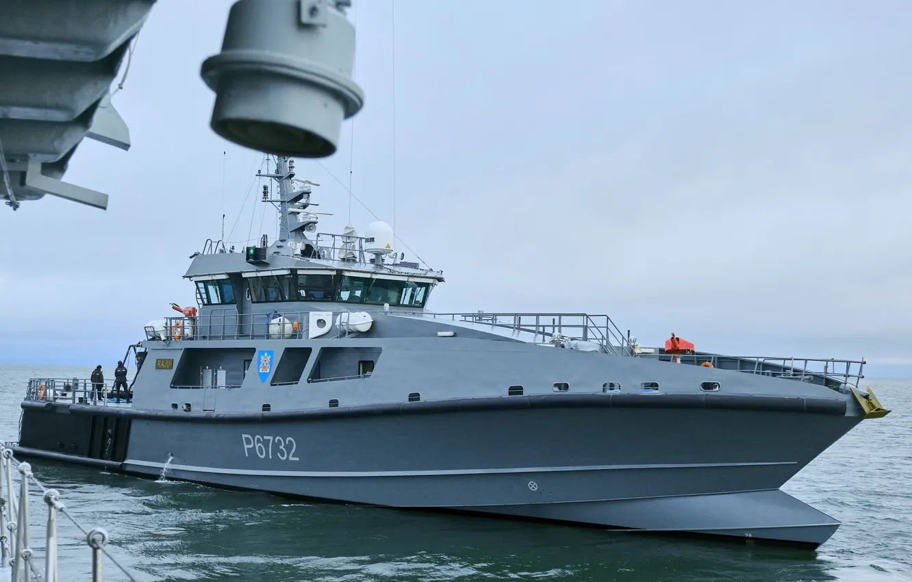 Photo wallpaper Estonia, patrol ship, Raju