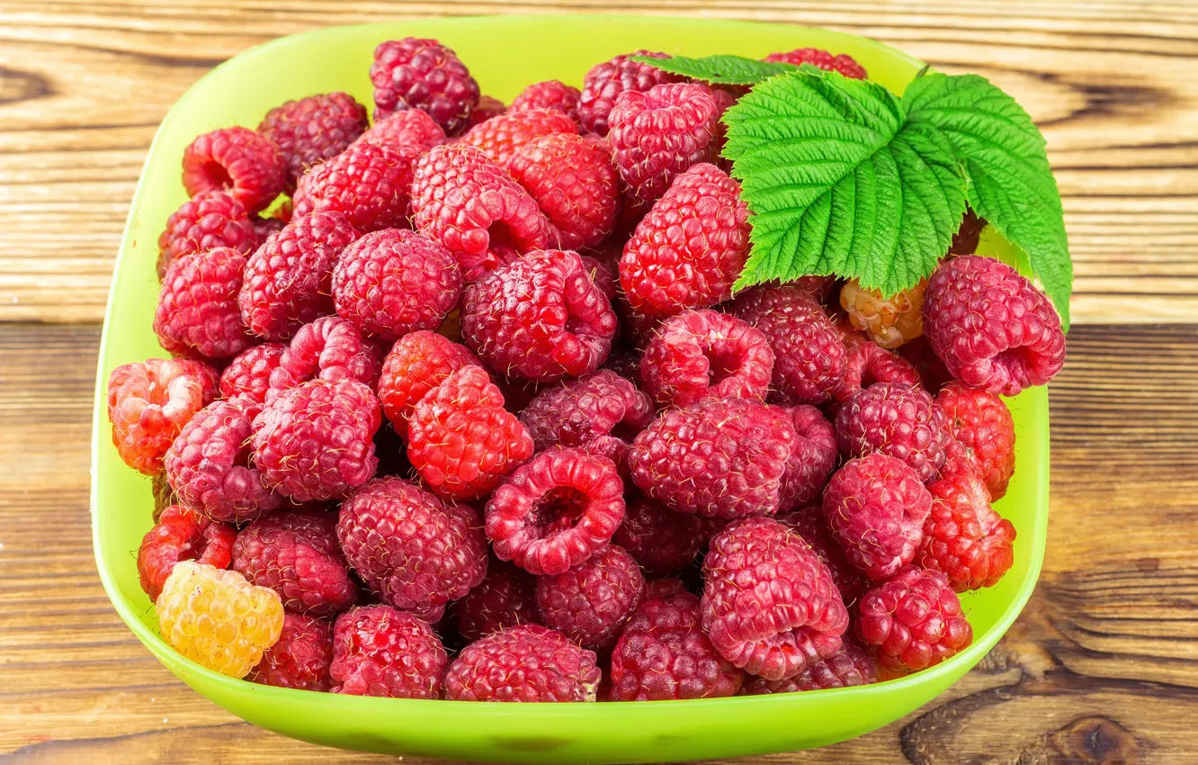Photo wallpaper berries, raspberry, raspberry