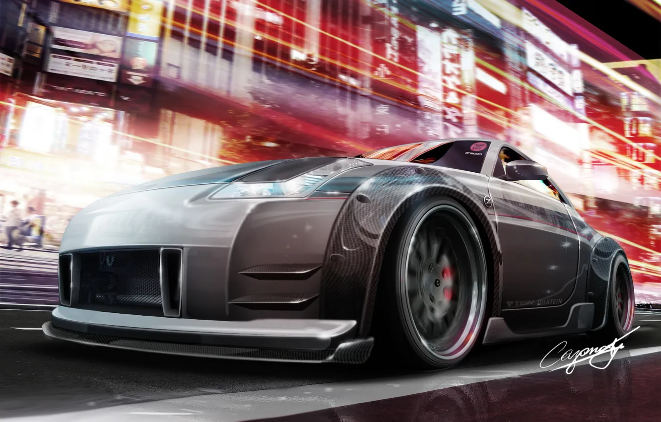 Photo wallpaper tuning, nissan 350z, Update