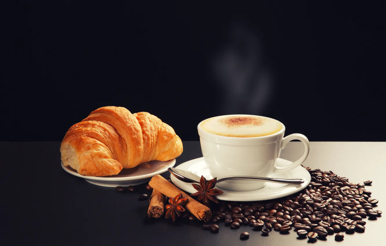 Photo wallpaper food, cooky, cofee