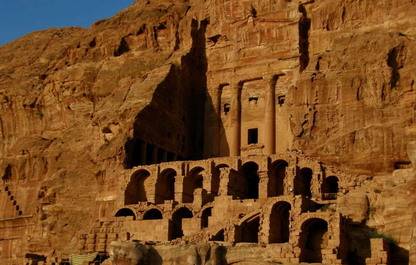 Photo wallpaper Peter, architecture, Petra, architecture, Jordan