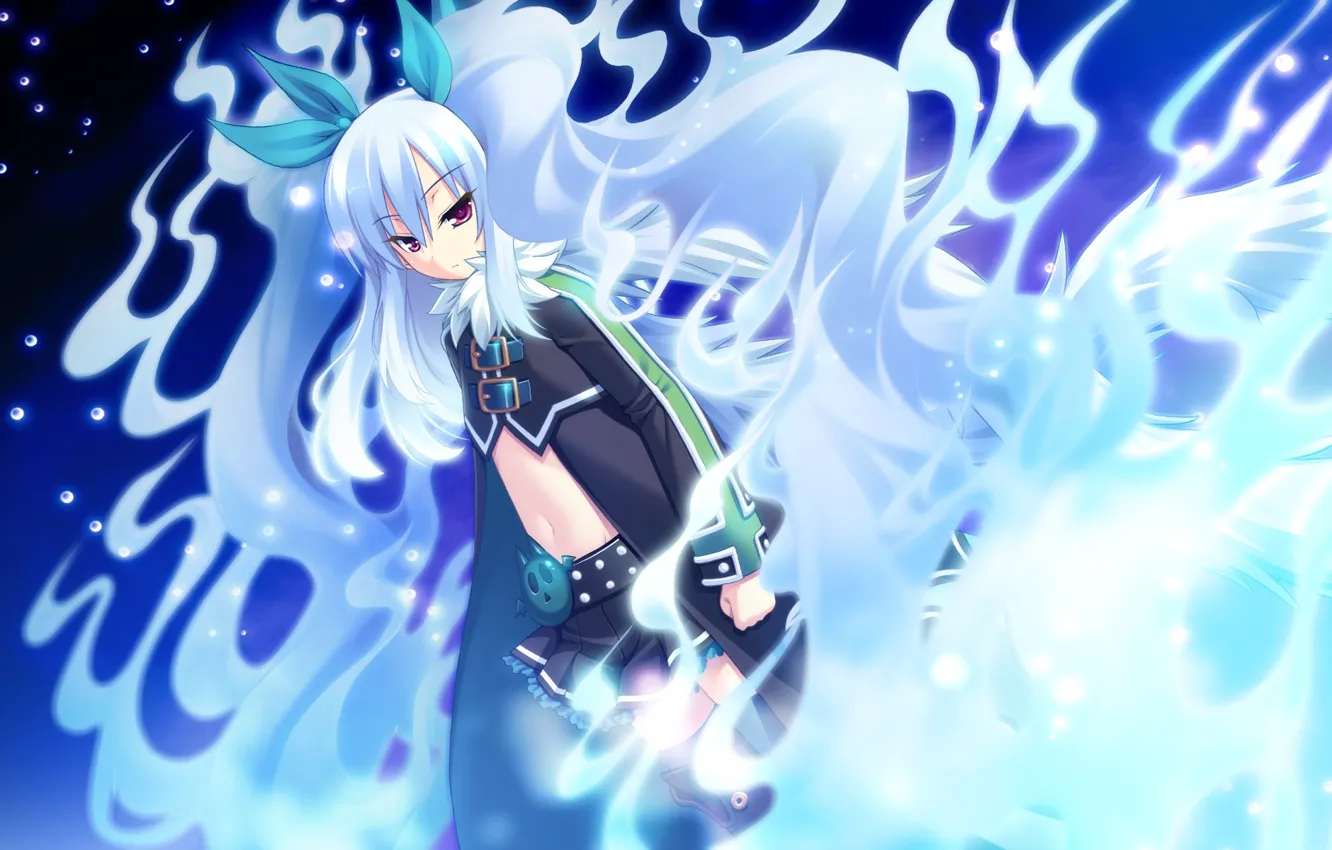 Photo wallpaper water, girl, anime, art, ozy was referring to artist, chu x chu paradise, chuchu astram