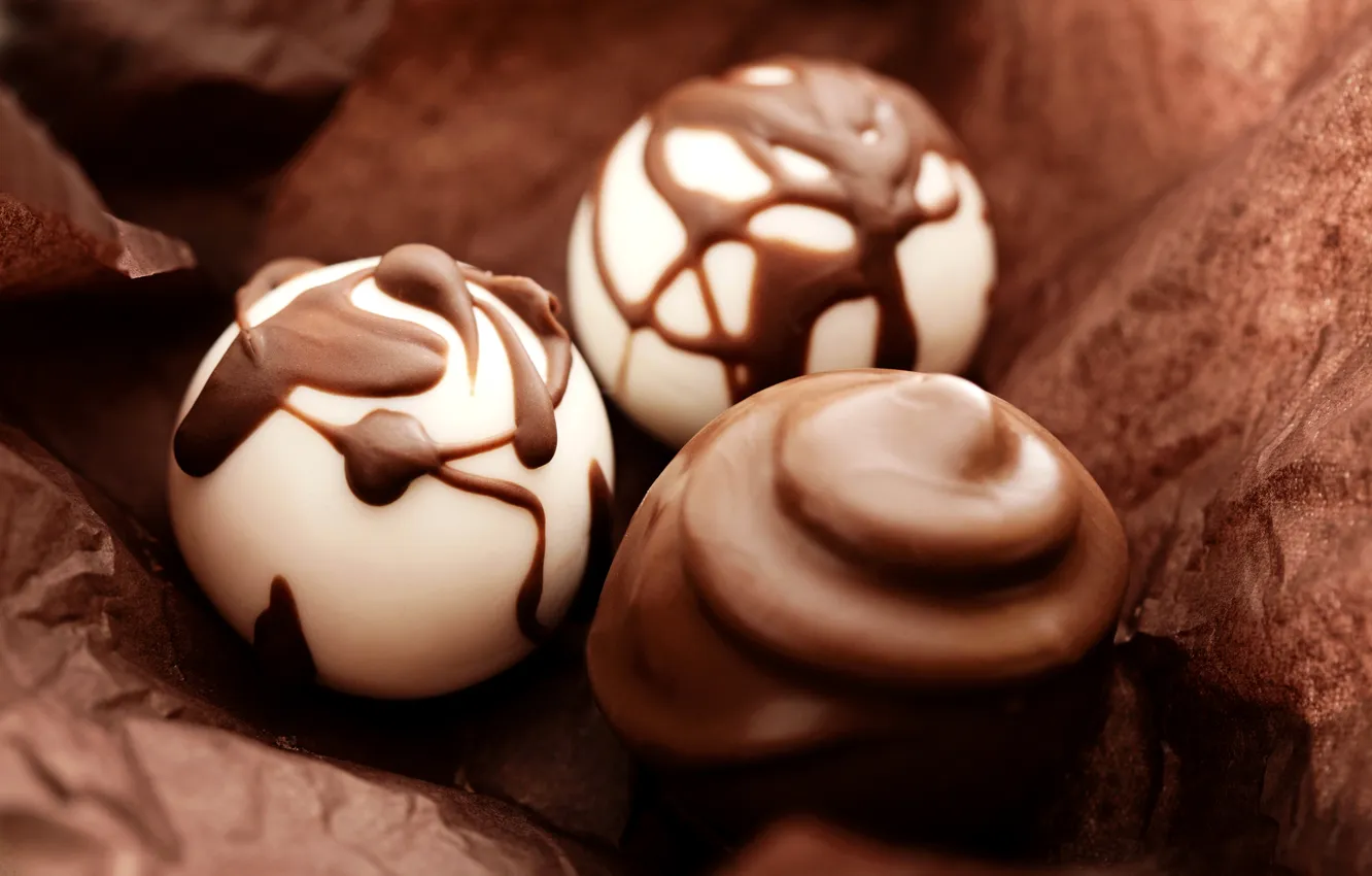 Photo wallpaper photo, food, chocolate, candy, sweets