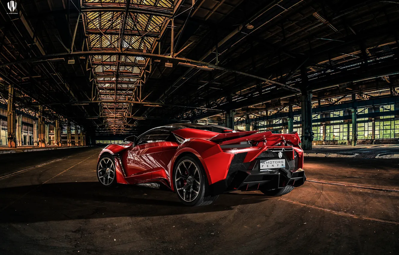 Photo wallpaper Red, Auto, Rendering, Supercar, Concept Art, Sports car, SuperSport, Transport & Vehicles