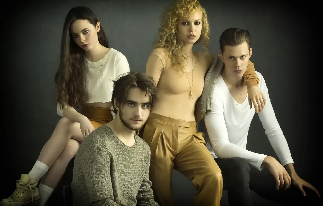 Photo wallpaper the series, Landon Liboiron, Penelope Mitchell, Freya Tingley, Bill Skarsgård, Hemlock Grove