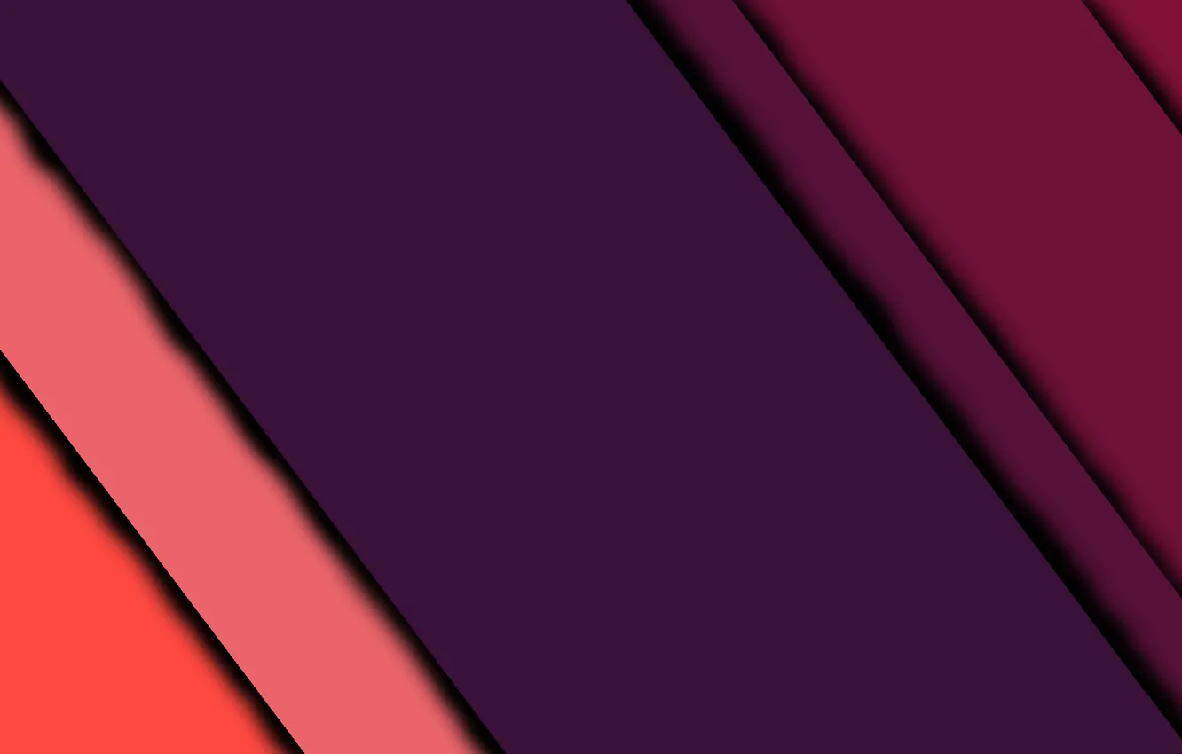 Photo wallpaper line, lilac, pink, geometry, android, design, color, material