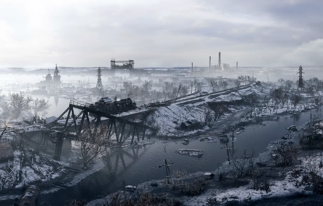 Photo wallpaper background, the game, Metro: Exodus