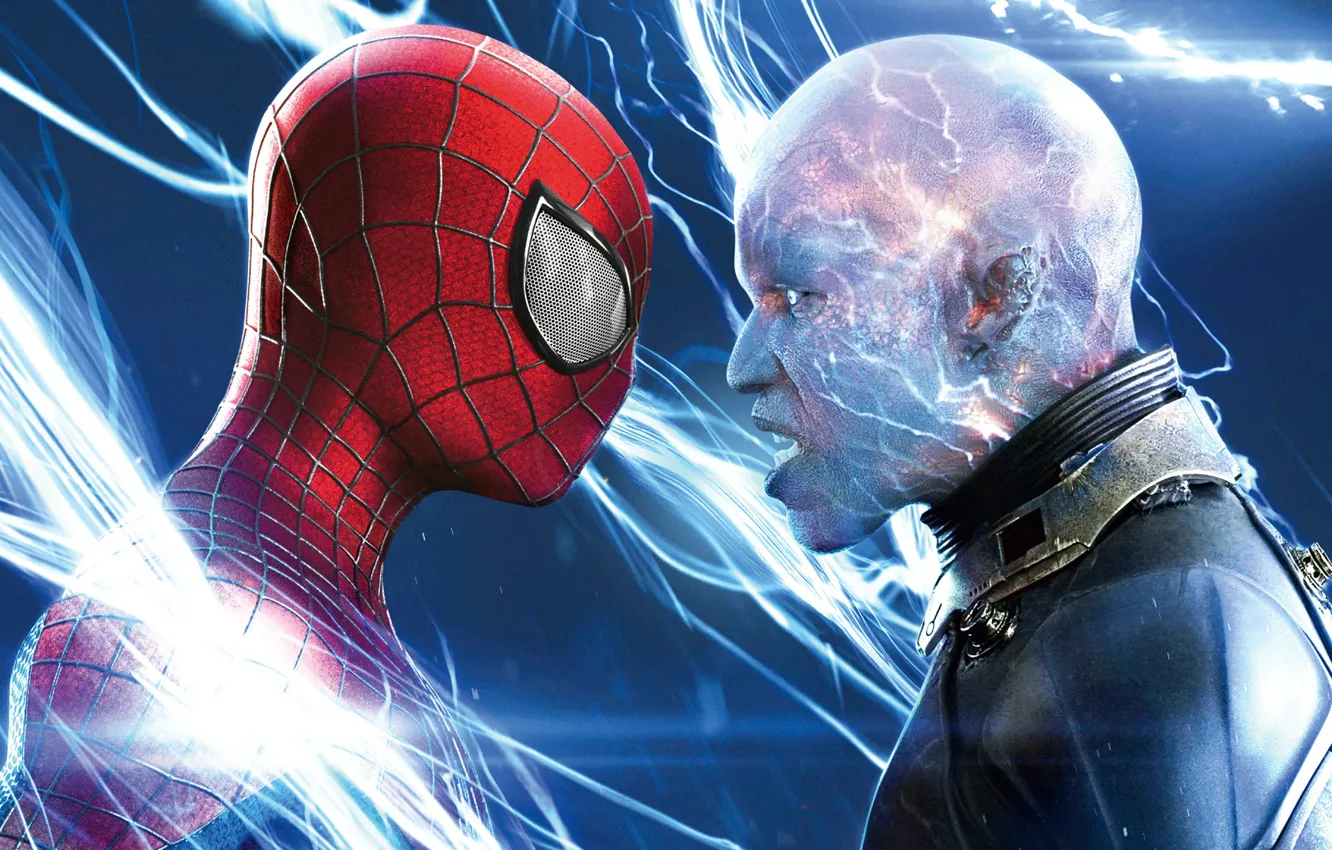 Photo wallpaper Electro, Andrew Garfield, Andrew Garfield, Movie, The Amazing Spider Man 2, Max Dillon, New Spider …