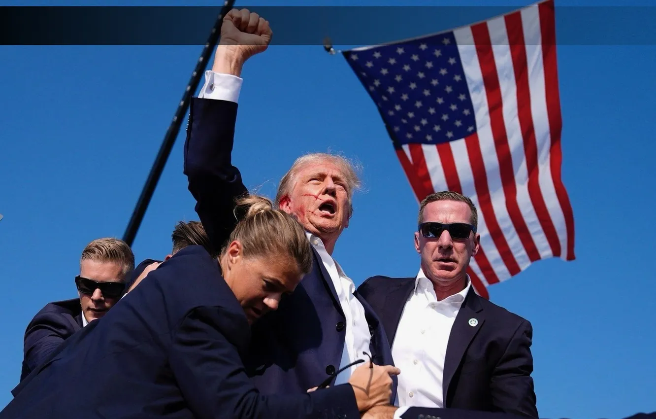 Photo wallpaper trump, history, political