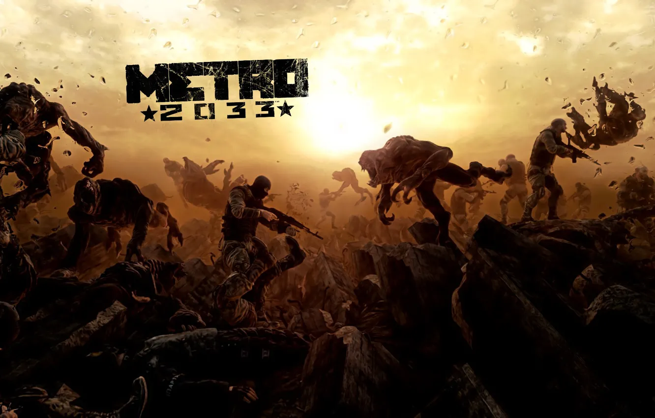 Photo wallpaper metro last light, Creatures, Redux