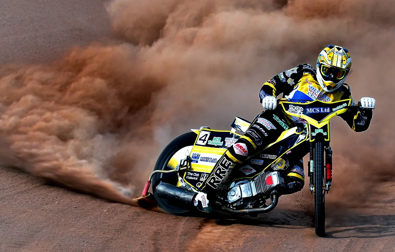 Photo wallpaper race, sport, motorcycle