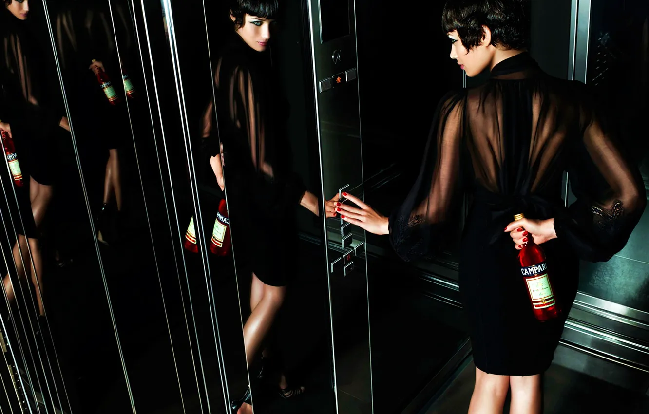 Photo wallpaper Olga Kurylenko, Olga Kurylenko, Campari Calendar 2010