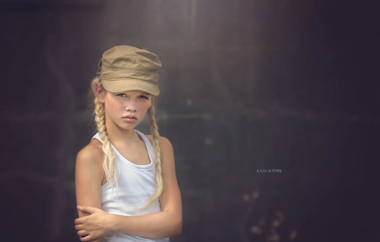 Photo wallpaper look, portrait, girl