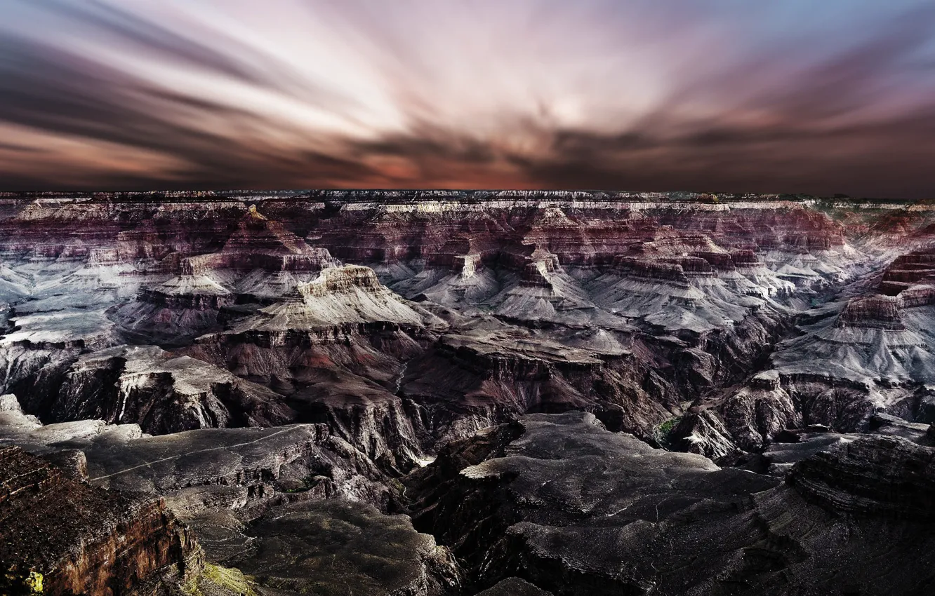 Photo wallpaper the sky, rocks, Grand Canyon