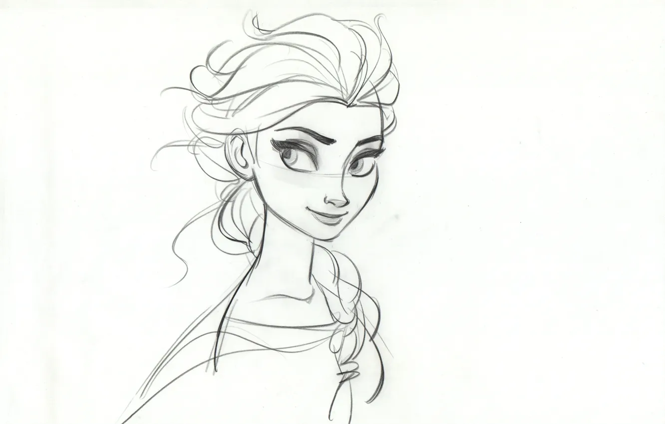 Photo wallpaper figure, Elsa, Cold heart