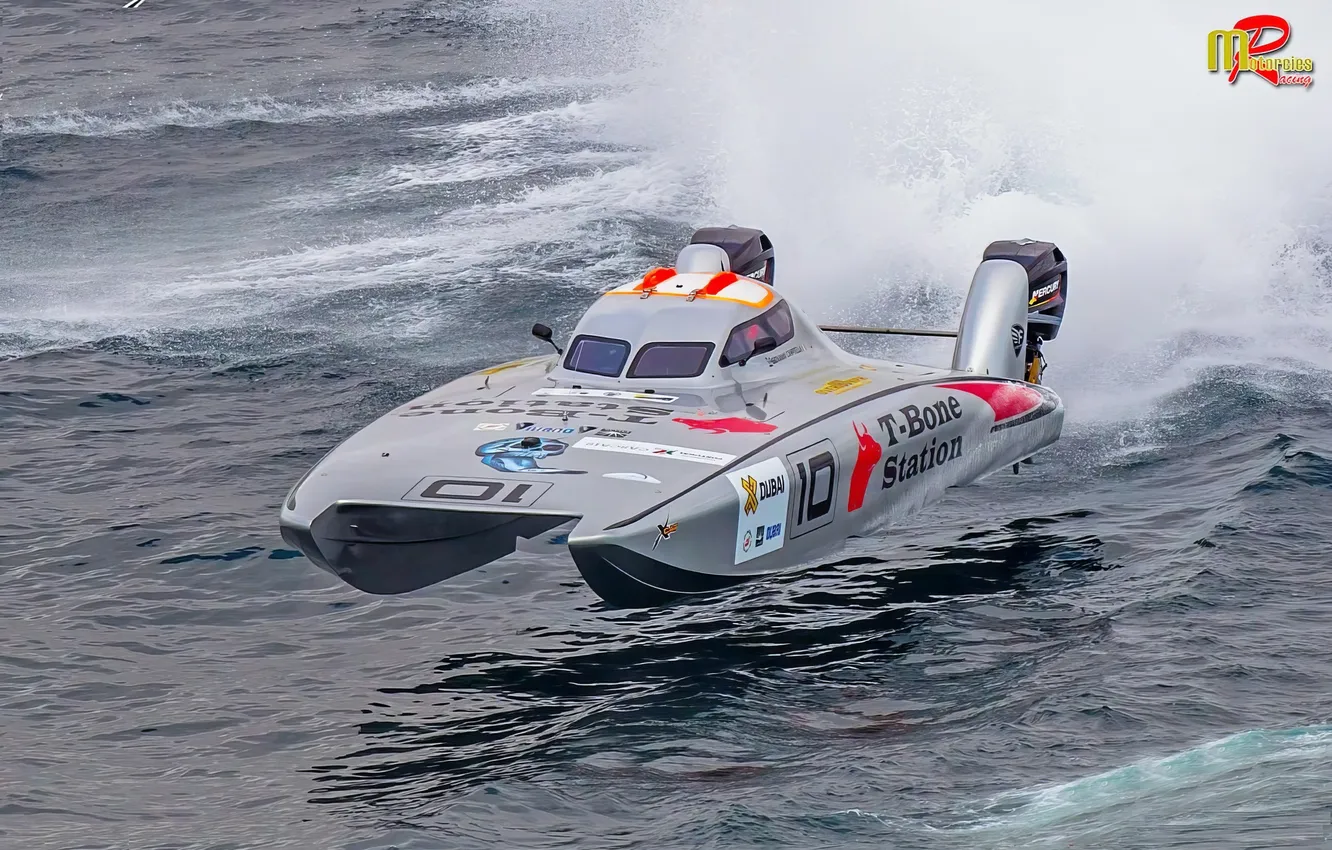 Photo wallpaper race, boat, speed