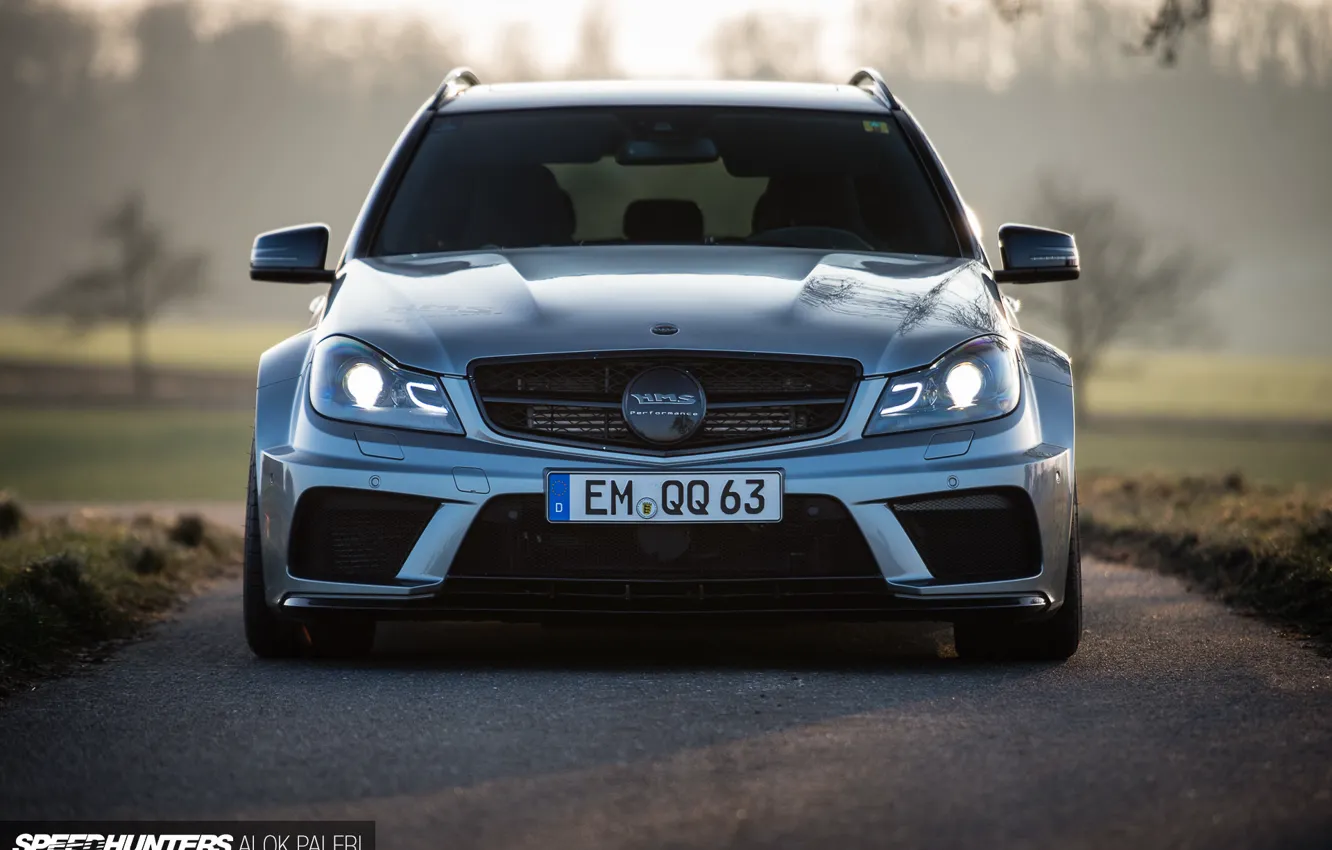Photo wallpaper Mercedes, AMG, C63