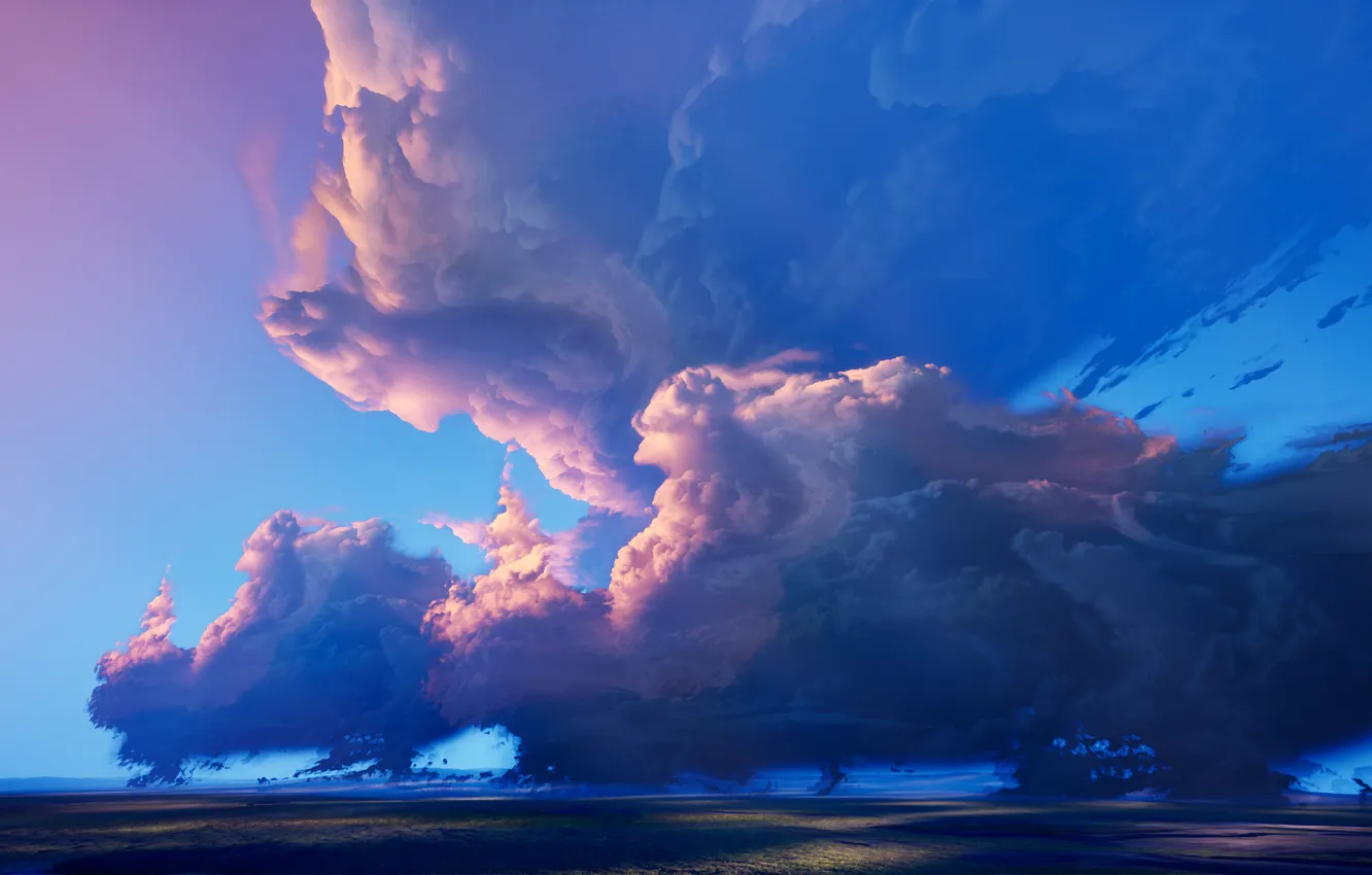 Photo wallpaper water, cloud, Create, atmosphere, Tutorial