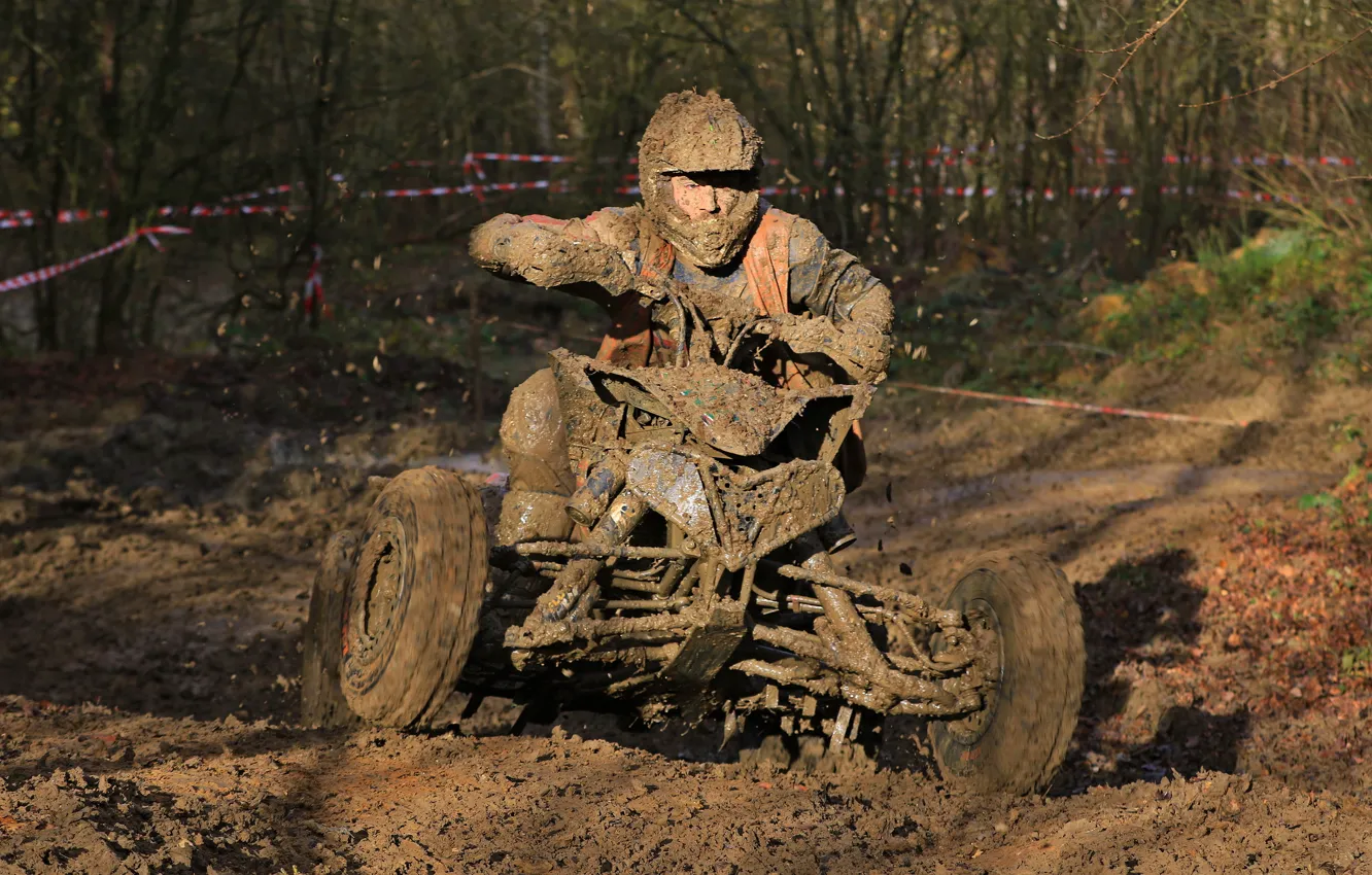 Photo wallpaper race, sport, ATV
