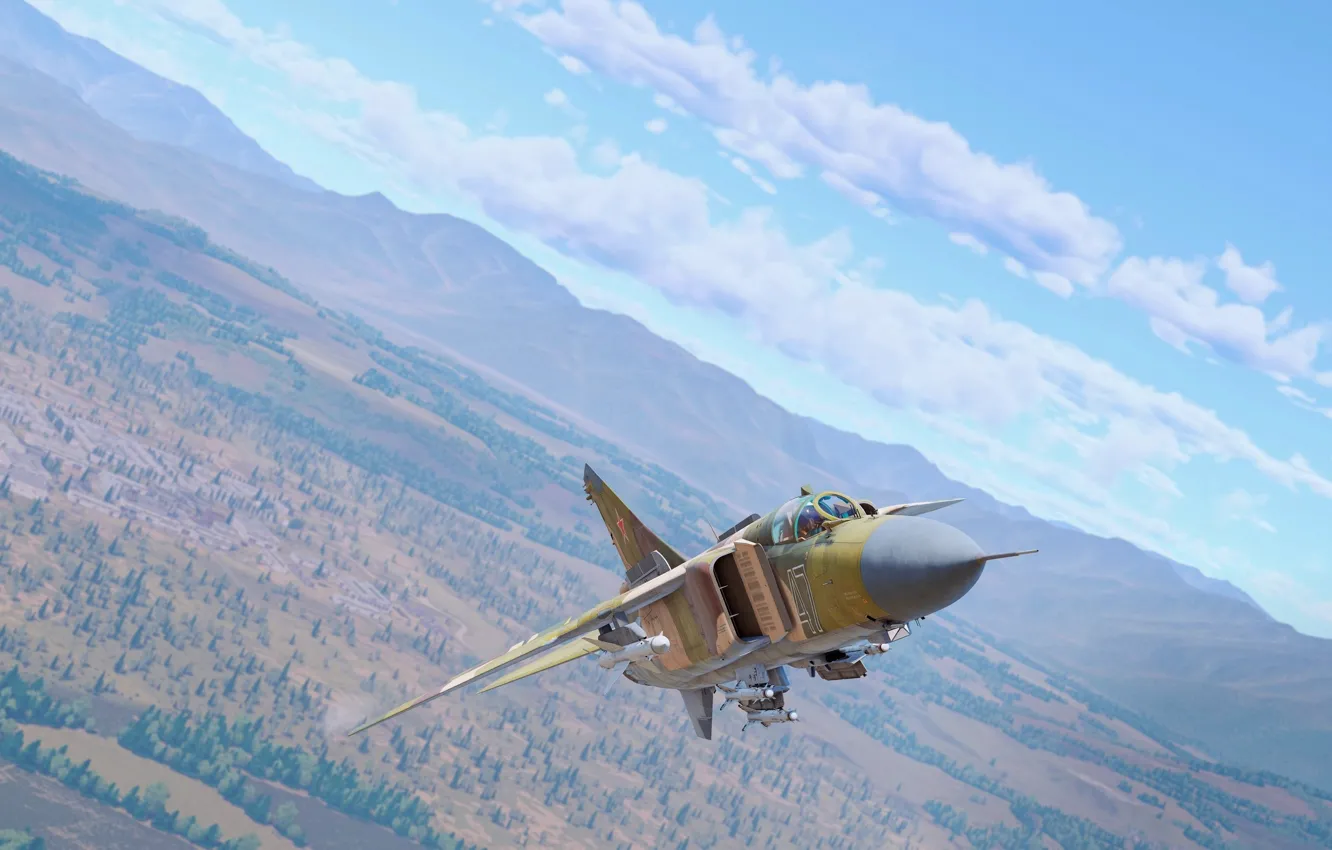 Photo wallpaper USSR, OKB MiG, Multi-role fighter, The MiG-23ML