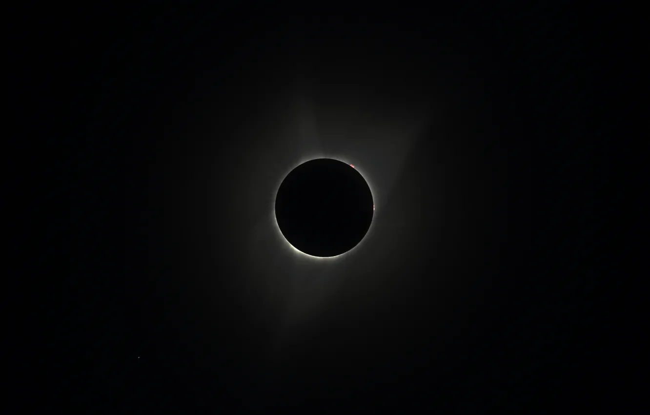 Photo wallpaper the sky, solar Eclipse, phenomenon