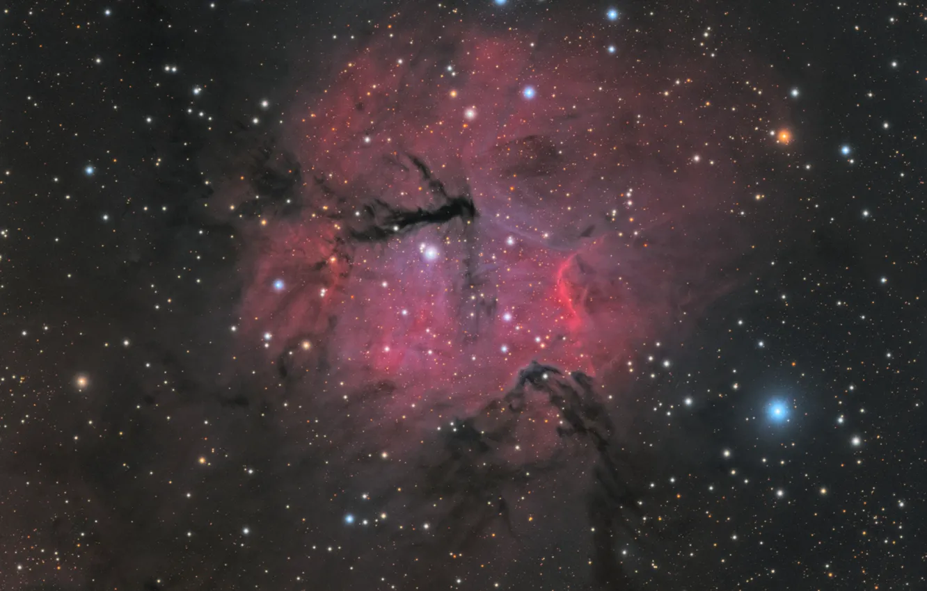 Photo wallpaper space, stars, Nebula