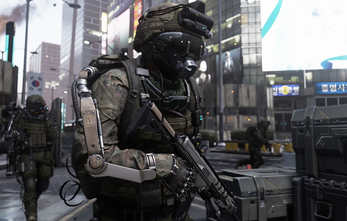 Photo wallpaper Call of Duty, Future, Advanced Warfare
