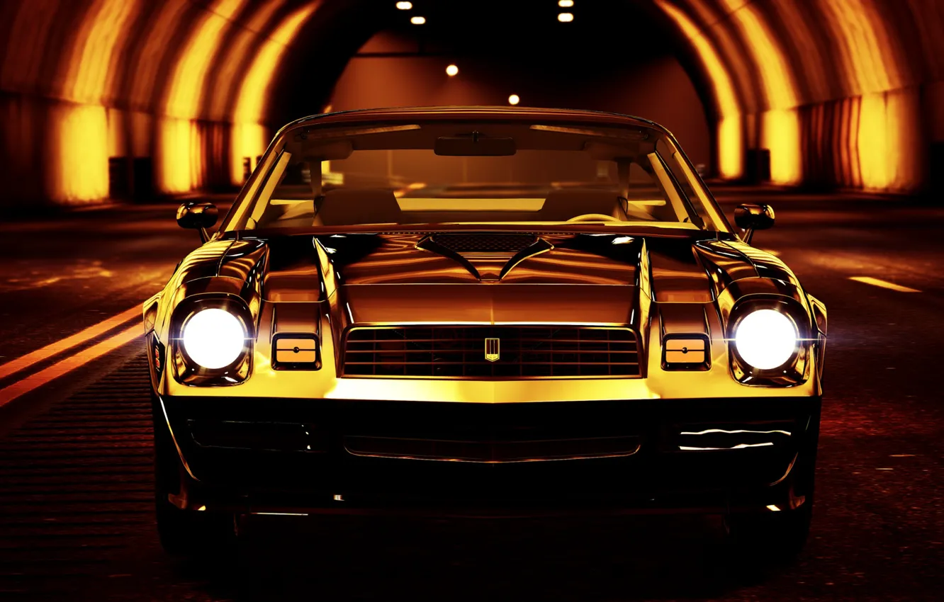 Photo wallpaper the game, Grand Theft Auto V, Camaro Z28
