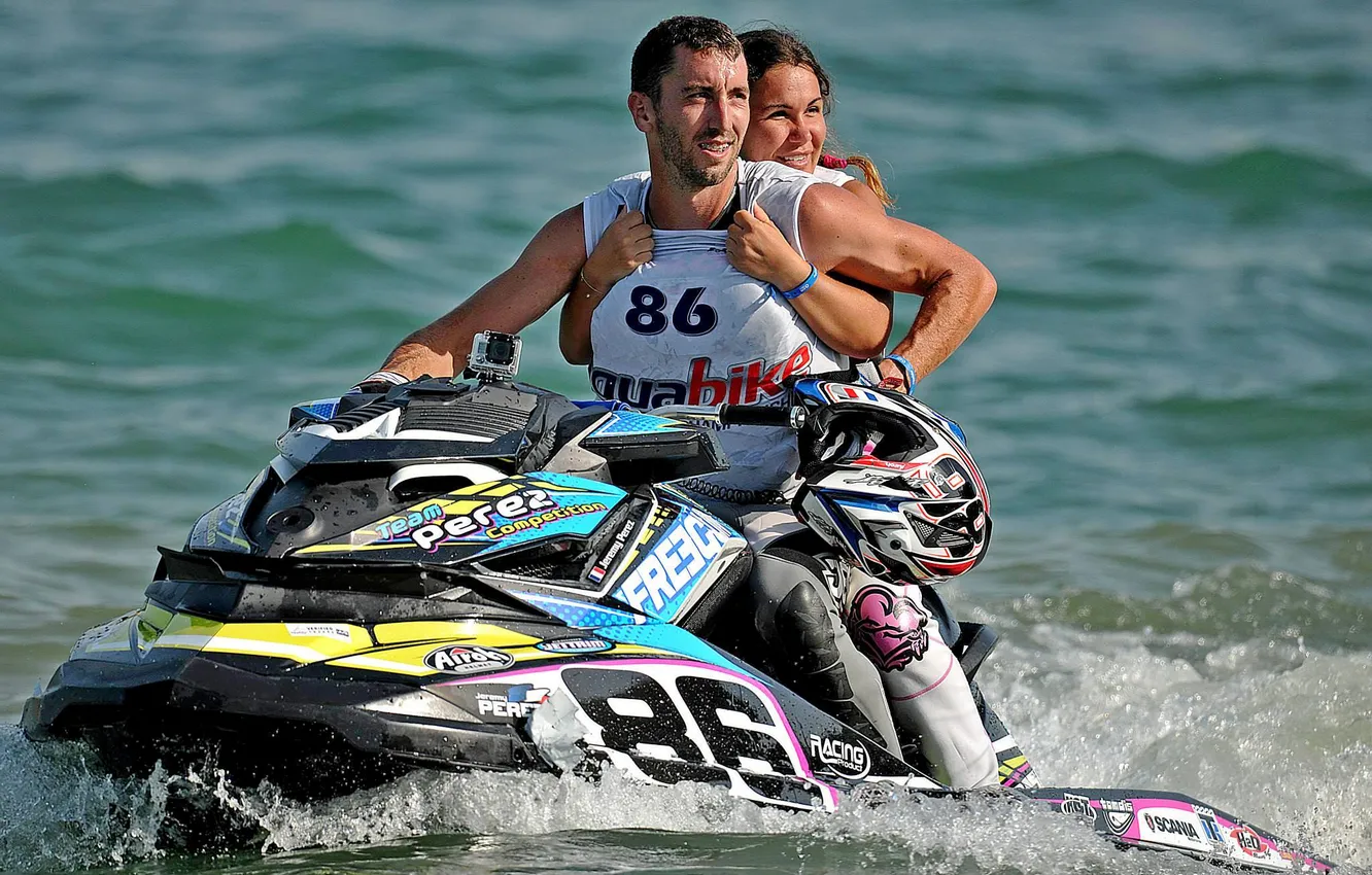 Photo wallpaper race, boat, speed