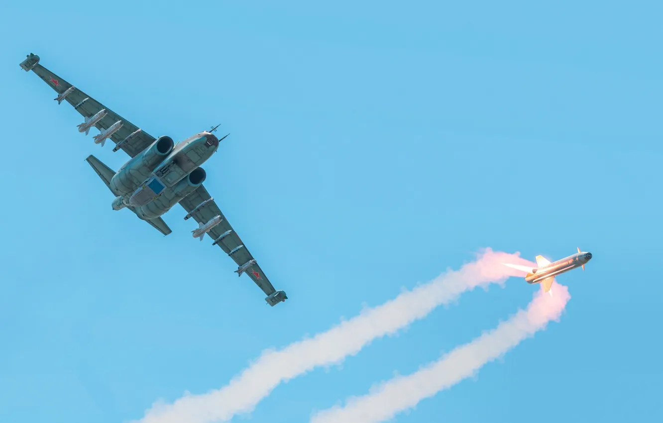 Photo wallpaper USSR, The su-39, Su-25TM, OKB P. O. Sukhoi, Front - line attack aircraft