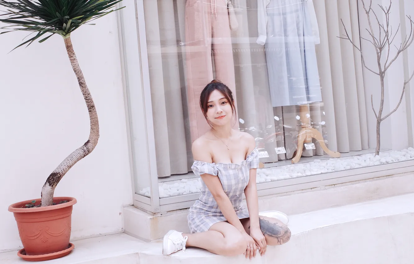 Photo wallpaper wallpaper, girl, sexy, woman, model, china, asian, cute